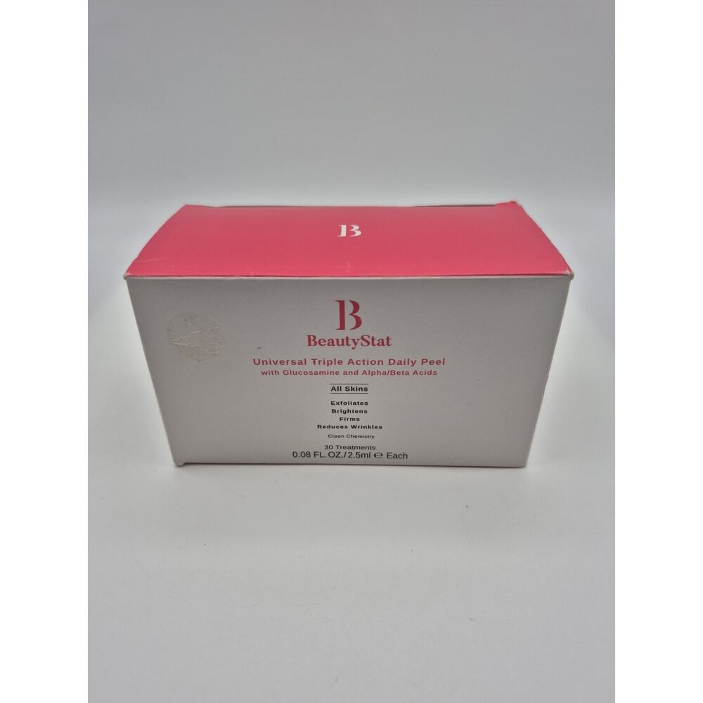 Beauty Stat Universal Triple Action Daily Peel 30 Treatments New in Box